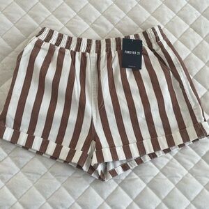 NWT Forever 21 Small Striped Shorts